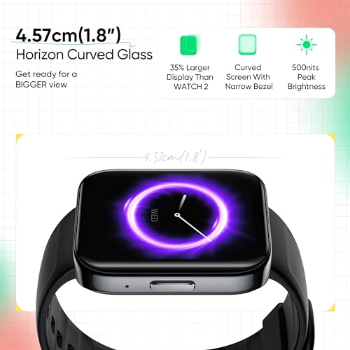 realme Watch 3-1.8 inch Horizon Curved Display with Bluetooth Calling Smartwatch (Black Strap, Free Size) realme Watch 3-1.8 inch Horizon Curved Display with Bluetooth Calling Smartwatch (Black Strap, Free Size)