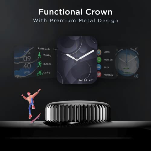 boAt Wave Edge with 1.85 HD Display, Advanced Bluetooth Calling Chip Active Black boAt Wave Edge with 1.85 HD Display, Advanced Bluetooth Calling Chip Active Black