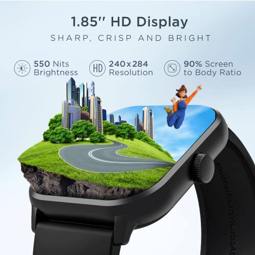 boAt Wave Edge with 1.85 HD Display, Advanced Bluetooth Calling Chip Active Black boAt Wave Edge with 1.85 HD Display, Advanced Bluetooth Calling Chip Active Black