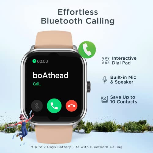 boAt Wave Edge Smart Watch with 1.85" HD Display, Advanced Bluetooth Calling Chip (Beige) boAt Wave Edge Smart Watch with 1.85" HD Display, Advanced Bluetooth Calling Chip (Beige)