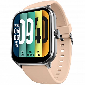 boAt Wave Edge Smart Watch with 1.85" HD Display, Advanced Bluetooth Calling Chip (Beige)