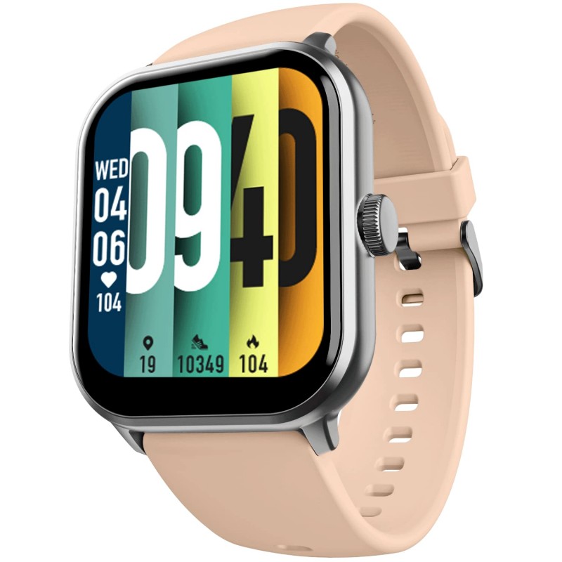 boAt Wave Edge Smart Watch with 1.85" HD Display, Advanced Bluetooth Calling Chip (Beige)