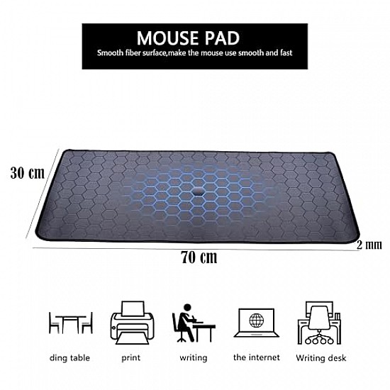 SPIN CART Gaming Mouse pad, Long XXL Extended Desk Table Mat Mousepad for Laptop PC Computer (Multi)