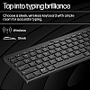 HP 350 Compact Multi-Device Bluetooth Wireless Keyboard Spill Resistant; Swift Pair; OS Auto-Detection, LED Indicator, Battery 