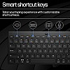 HP 350 Compact Multi-Device Bluetooth Wireless Keyboard Spill Resistant; Swift Pair; OS Auto-Detection, LED Indicator, Battery 