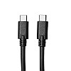 C&E USB C to Type C Cable, USB 3.1 Type C Gen 2 Fast Charge Cable 100w Black