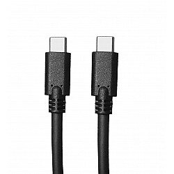 C&E USB C to Type C Cable, USB 3.1 Type C Gen 2 Fast Charge Cable 100w Black