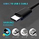 C&E USB C to Type C Cable, USB 3.1 Type C Gen 2 Fast Charge Cable 100w Black