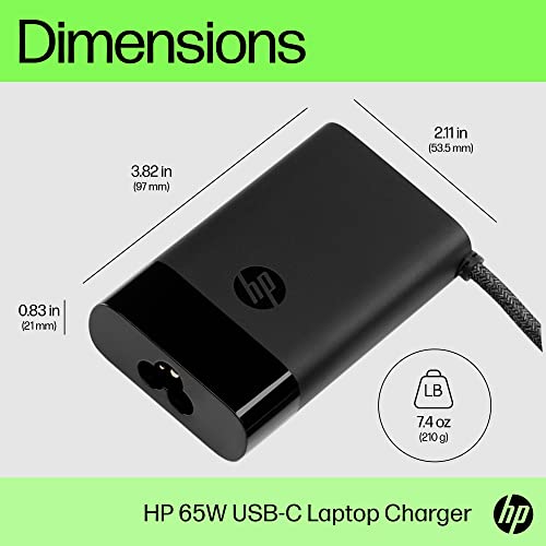 HP USB-C 65W Laptop Charger, 65W, Type-C USB, AC Adapter (671R2AA) HP USB-C 65W Laptop Charger, 65W, Type-C USB, AC Adapter (671R2AA)