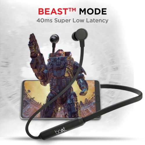 boAt Rockerz 103 Pro Bluetooth in Ear Neckband with Beast Mode(40ms Low Latency (Active Black) boAt Rockerz 103 Pro Bluetooth in Ear Neckband with Beast Mode(40ms Low Latency (Active Black)