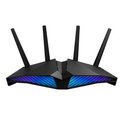 ASUS Rt-Ax82U (Ax5400) Dual Band WiFi 6 Extendable Gaming Router,Gaming Port,Mobile Game Mode,Aura RGB,Ps5 BLACK