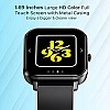 pTron Pulsefit Pro Bluetooth Calling Smartwatch, 1.69" Full Touch Color Display Black