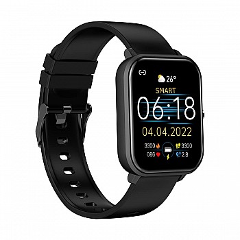 pTron Pulsefit Pro Bluetooth Calling Smartwatch, 1.69" Full Touch Color Display Black