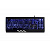 Redgear Blaze Semi-Mechanical Wired Gaming Keyboard with 3 Colour Backlit,-Type Gaming Mousepad (Black/Red)