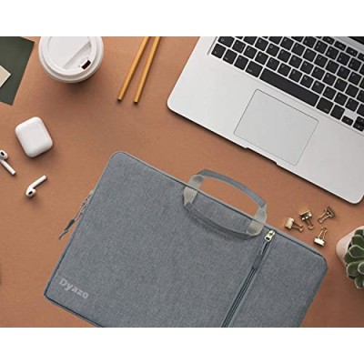 Dyazo 13.3 Inch Laptop Sleeve Cover with Handle & Accessories Pocket Compatible for MacBook Air (Grey) Dyazo 13.3 Inch Laptop Sleeve Cover with Handle & Accessories Pocket Compatible for MacBook Air (Grey)
