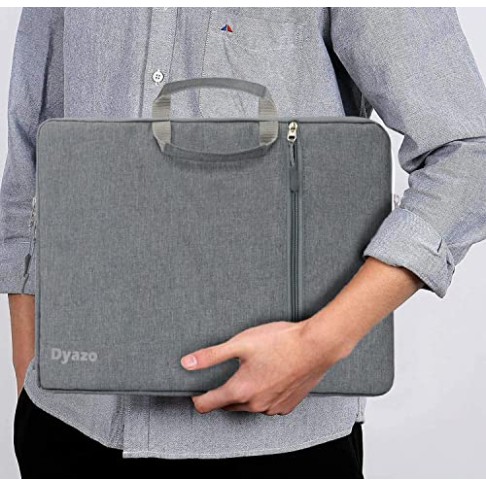 Dyazo 13.3 Inch Laptop Sleeve Cover with Handle & Accessories Pocket Compatible for MacBook Air (Grey) Dyazo 13.3 Inch Laptop Sleeve Cover with Handle & Accessories Pocket Compatible for MacBook Air (Grey)
