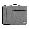 DYAZO 15" to 15.6 Inch Laptop Sleeve/Cover with Handle & Two Front Accessories Pockets (Grey)