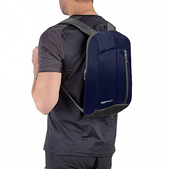 amazon basics - Mini Backpack for Outdoor Use (12 l) (Blue)