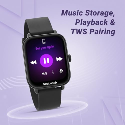 Fastrack Reflex Vox 2 Smart Watch with BT Calling Large 1.8 Bright Black Fastrack Reflex Vox 2 Smart Watch with BT Calling Large 1.8 Bright Black