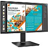 LG 24 inch QHD (2K) 2560x1440 Pixels Monitor Height Adjust, Pivot (2Way), Swivel, Tilt, USB-C (65W PD) Display Port 24QP750 Black