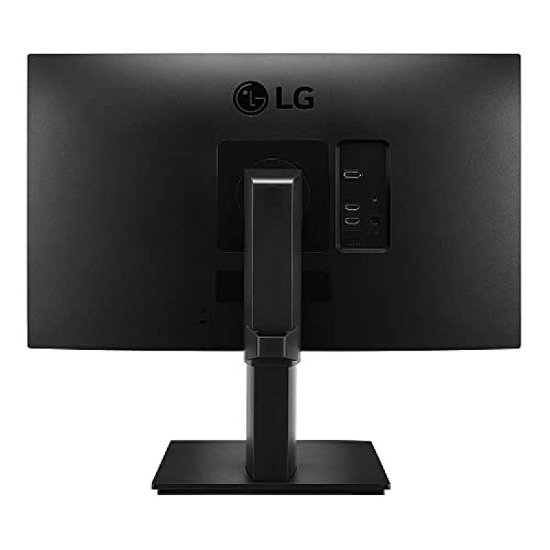 LG 24 inch QHD (2K) 2560x1440 Pixels Monitor Height Adjust, Pivot (2Way), Swivel, Tilt, USB-C (65W PD) Display Port 24QP750 Black