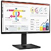 LG 24 inch QHD (2K) 2560x1440 Pixels Monitor Height Adjust, Pivot (2Way), Swivel, Tilt, USB-C (65W PD) Display Port 24QP750 Black