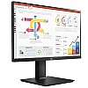 LG 24 inch QHD (2K) 2560x1440 Pixels Monitor Height Adjust, Pivot (2Way), Swivel, Tilt, USB-C (65W PD) Display Port 24QP750 Black