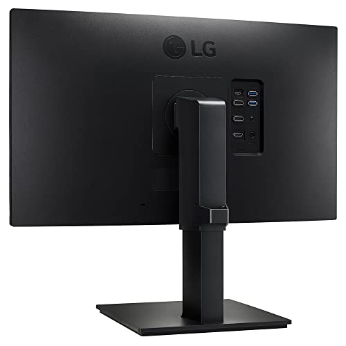 LG 24 inch QHD (2K) 2560x1440 Pixels Monitor Height Adjust, Pivot (2Way), Swivel, Tilt, USB-C (65W PD) Display Port 24QP750 Black LG 24 inch QHD (2K) 2560x1440 Pixels Monitor Height Adjust, Pivot (2Way), Swivel, Tilt, USB-C (65W PD) Display Port 24QP750 Black