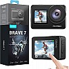 AKASO Brave 7 4K30FPS 20MP WiFi Action Camera with Touch Screen IPX8 33FT Waterproof Camera 