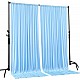 Boltove Sky Blue Wrinkle Free Decoration Backdrop Curtain Drapes Sky Blue