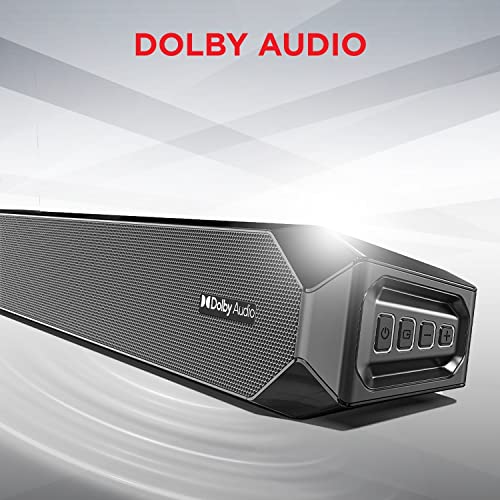 boAt Aavante Bar 1200D Soundbar with Dolby Audio, 100W RMS Signature Sound, 2.1 Channel with Wired Subwoofer (Black) boAt Aavante Bar 1200D Soundbar with Dolby Audio, 100W RMS Signature Sound, 2.1 Channel with Wired Subwoofer (Black)