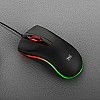 TAG Flash RGB Optical Wired Mouse | 1000 DPI | RGB LED Lights | Ergonomic and Streamlined Design | 1.35m Cable | 3 Buttons | USB Plug and Play Usage for PC, Laptop, Mac (Black)