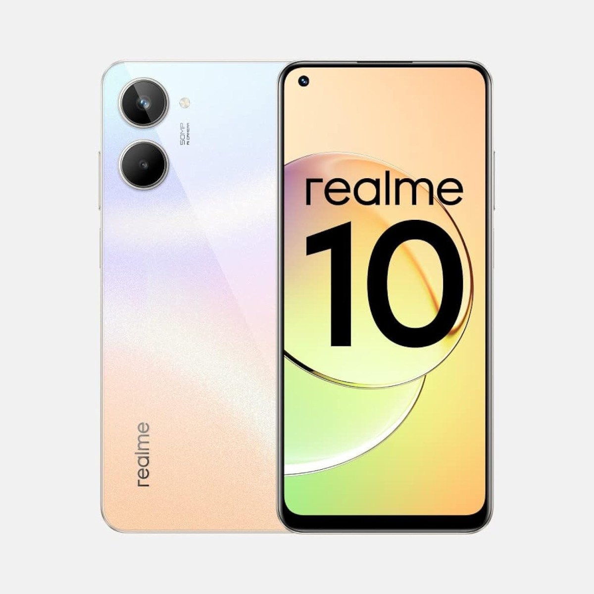 Realme 10 Clash White, 4GB RAM 64GB Storage refurbished