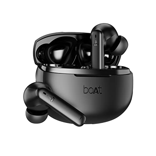 boAt Airdopes 170 TWS Earbuds with 50H Playtime, Quad Mics ENx™ Tech, Low Latency Mode (Classic Black) boAt Airdopes 170 TWS Earbuds with 50H Playtime, Quad Mics ENx™ Tech, Low Latency Mode (Classic Black)