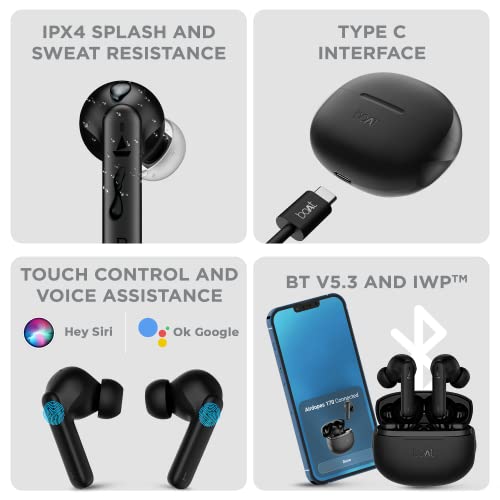 boAt Airdopes 170 TWS Earbuds with 50H Playtime, Quad Mics ENx™ Tech, Low Latency Mode (Classic Black) boAt Airdopes 170 TWS Earbuds with 50H Playtime, Quad Mics ENx™ Tech, Low Latency Mode (Classic Black)