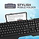 Elista Wired USB Keyboard | 104 Keys with Stylish Mobile Holder| ELS WK-711