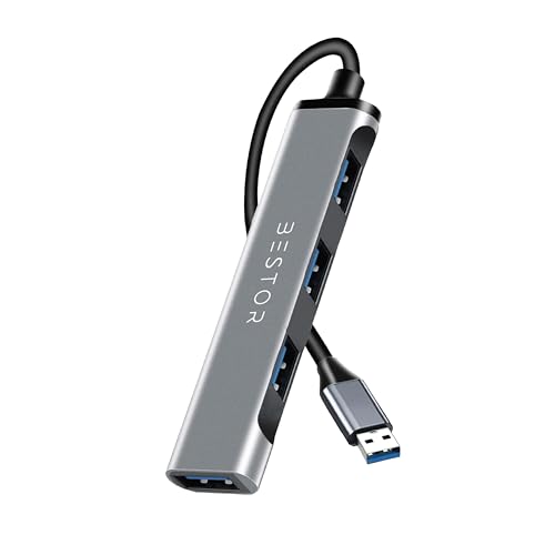 BESTOR® USB Hub 4 in 1,Portable 4 Ports USB Splitter Mini Docking Station with 5Gbps Fast Data Transfer Multi USB Port Hub BESTOR® USB Hub 4 in 1,Portable 4 Ports USB Splitter Mini Docking Station with 5Gbps Fast Data Transfer Multi USB Port Hub