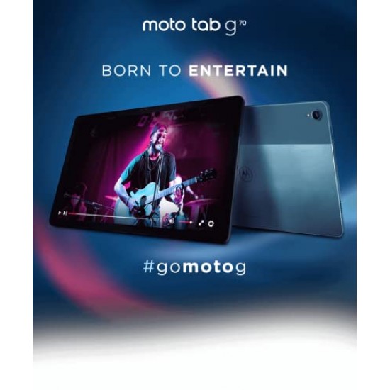 Motorola Tab G70 11 Inch Display, 2K Resolution 4 GB RAM, 64 GB ROM Gray 