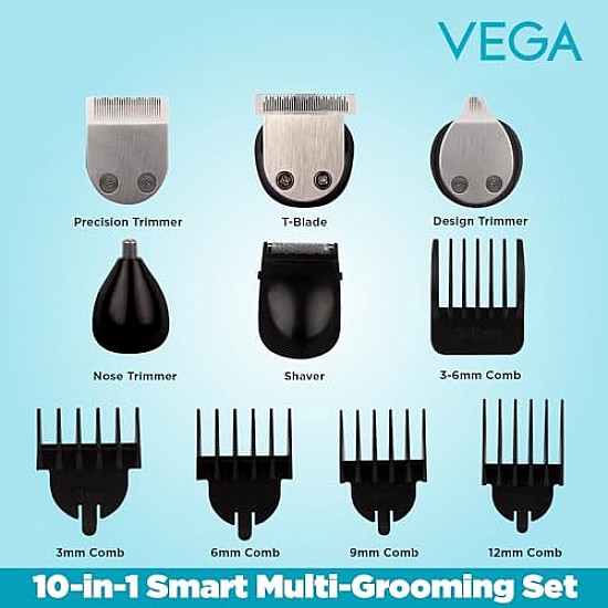 VEGA Men 10-in-1 Battery Powered Multi-Grooming Set  VHTH-23