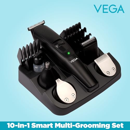 VEGA Men 10-in-1 Battery Powered Multi-Grooming Set VHTH-23 VEGA Men 10-in-1 Battery Powered Multi-Grooming Set VHTH-23