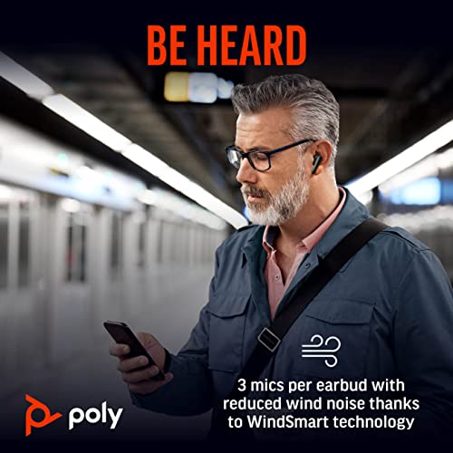 Poly (Plantronics) Voyager Free 60 True Wireless Earbuds Black Poly (Plantronics) Voyager Free 60 True Wireless Earbuds Black