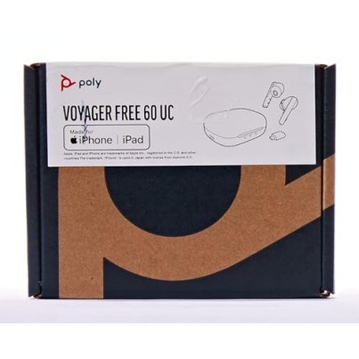 Poly (Plantronics) Voyager Free 60 True Wireless Earbuds Black Poly (Plantronics) Voyager Free 60 True Wireless Earbuds Black