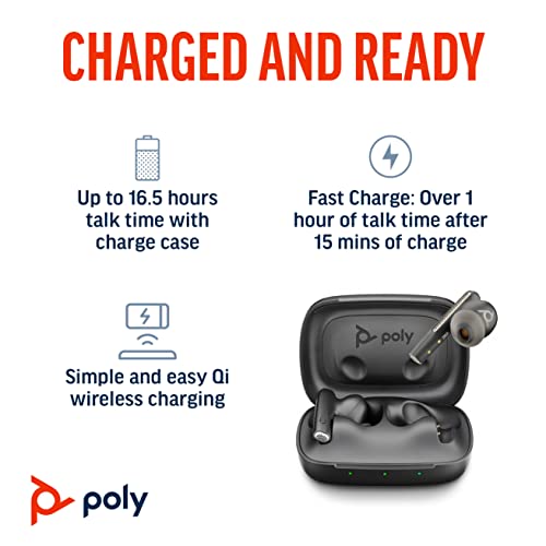 Poly (Plantronics) Voyager Free 60 True Wireless Earbuds Black Poly (Plantronics) Voyager Free 60 True Wireless Earbuds Black