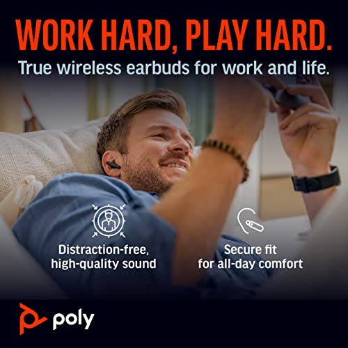 Poly (Plantronics) Voyager Free 60 True Wireless Earbuds Black Poly (Plantronics) Voyager Free 60 True Wireless Earbuds Black