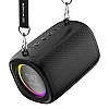 Wings Upbeat 101 Bluetooth Speaker with TWS Bluetooth 5.1 Pairing, RGB Lights, Powerful 5W Output and 20 hours of Playtime Black