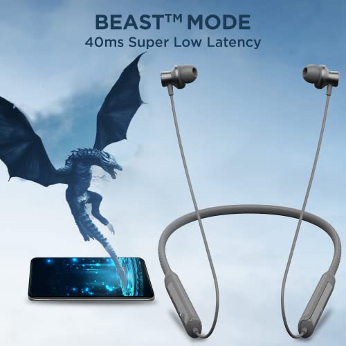 boAt Rockerz Apex Bluetooth Wireless in Ear Earphones with Spatial Bionic Sound Powered (Classic Grey) boAt Rockerz Apex Bluetooth Wireless in Ear Earphones with Spatial Bionic Sound Powered (Classic Grey)