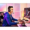 Amazon Basics Wired Over Ear Gaming Headphones mic for PC, Laptop | Static RGB | (Black)