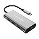 Amazon Basics USB-C Hub Dock 7-in-1 with 4K 30HZ HDCP Compliant, Aluminium Type C Adapter with 4K HDMI Port