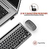 Amazon Basics Wireless Keyboard and Mouse Set with Bluetooth multi connect