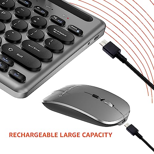 Amazon Basics Wireless Keyboard and Mouse Set with Bluetooth multi connect Amazon Basics Wireless Keyboard and Mouse Set with Bluetooth multi connect